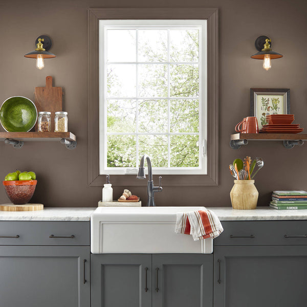 Coffee Grounds, Complete Coat Interior/Exterior Paint & Primer in One